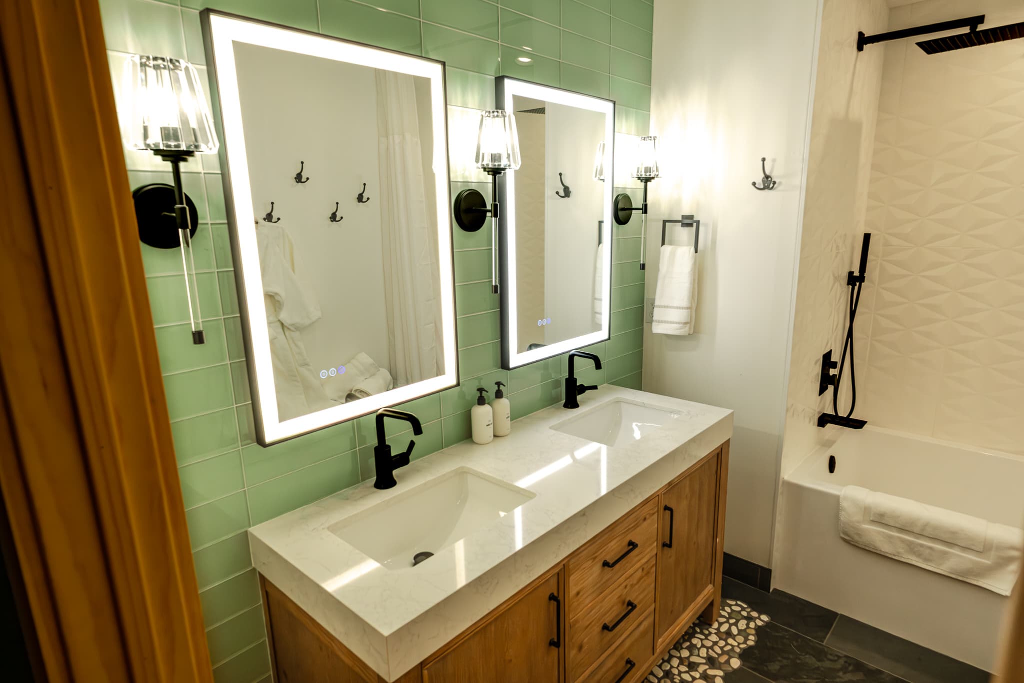 Bathroom 3 — rainfall shower, bidet with heated seat