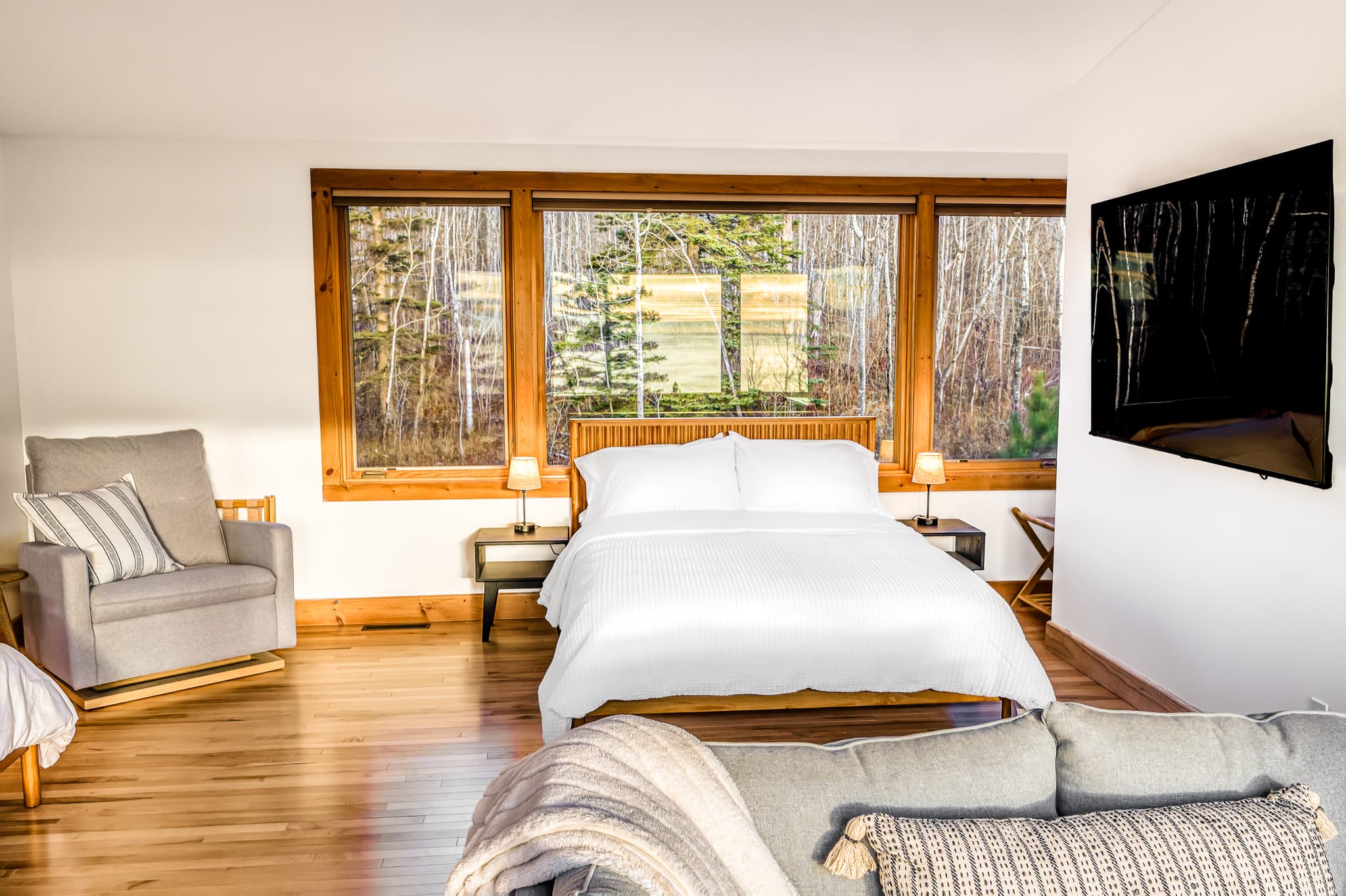 Bedroom 1 — 75" Smart TV